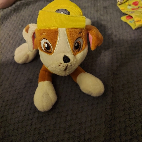 Nickelodeon Paw Patrol RUBBLE THE PUPPY DOG 6" Plush STUFFED ANIMAL Toy soft - Picture 1 of 11
